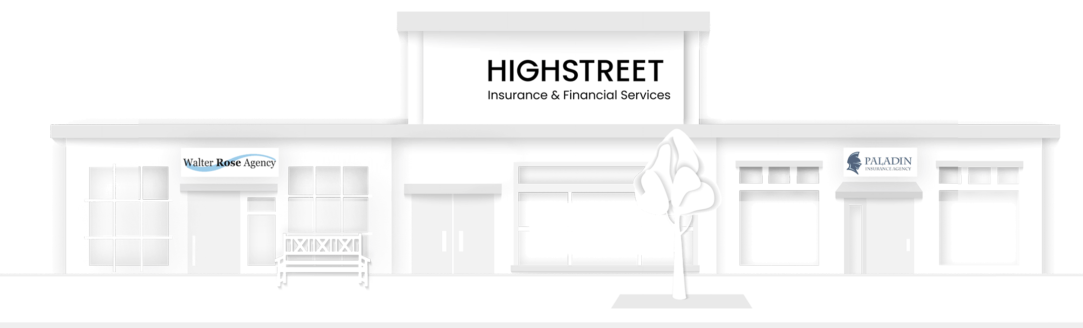 Highstreet & Walter Rose Agency & Paladin Logo